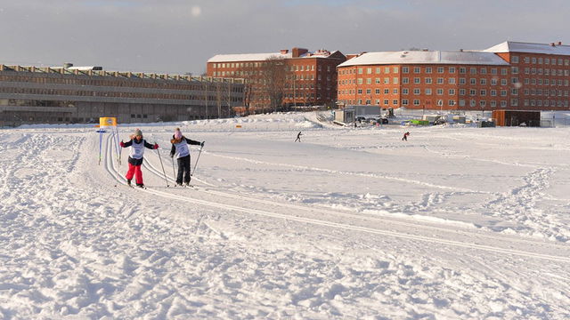 Gärdets sportfälts skidspår