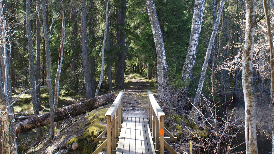 Bropassage vid Storsjön