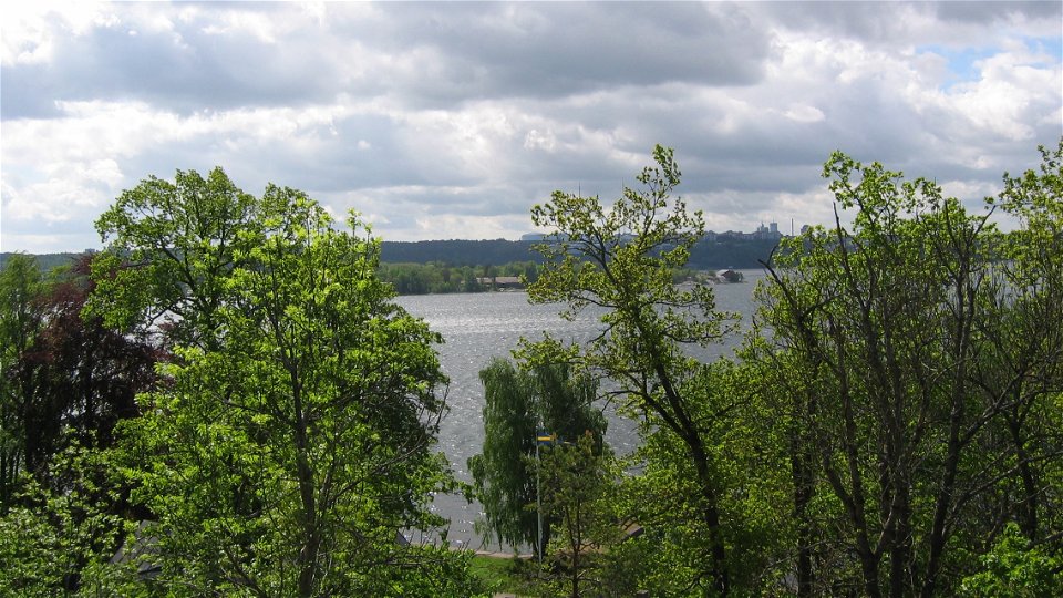 Utsikt från Nidaros i Kappsta. Foto Lidingö stad