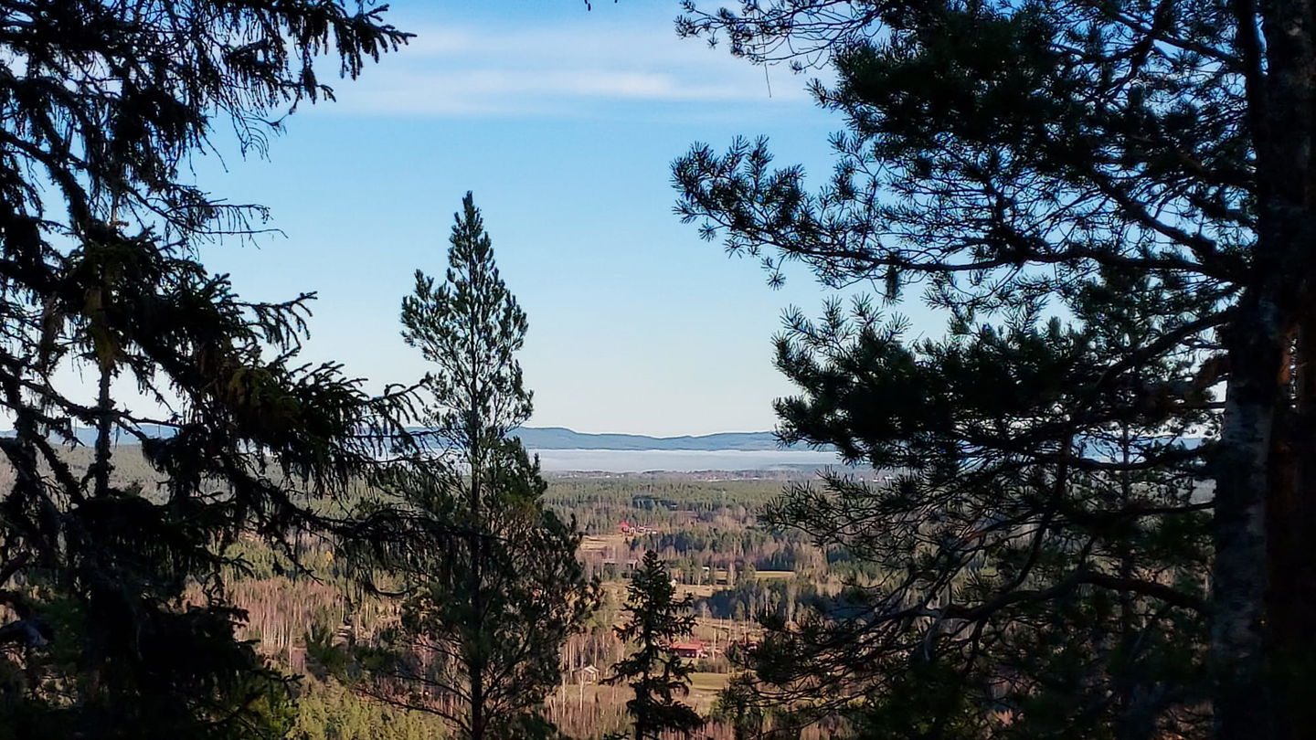 Utsikten, denna bild är tagen en bit öster om vindskyddet