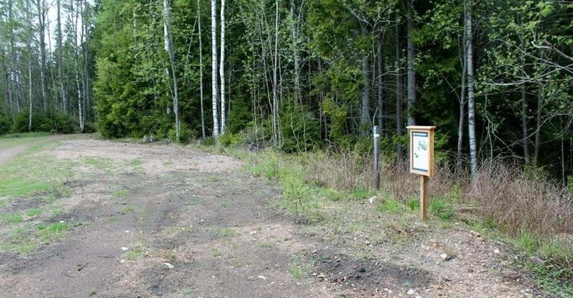 Flädemo naturreservat, parkering