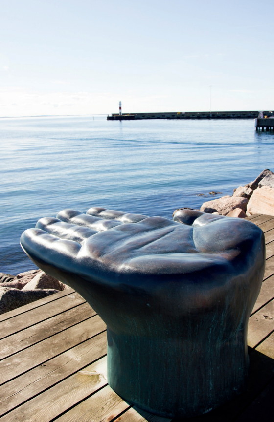 Konstrunda i Höganäs stadskärna