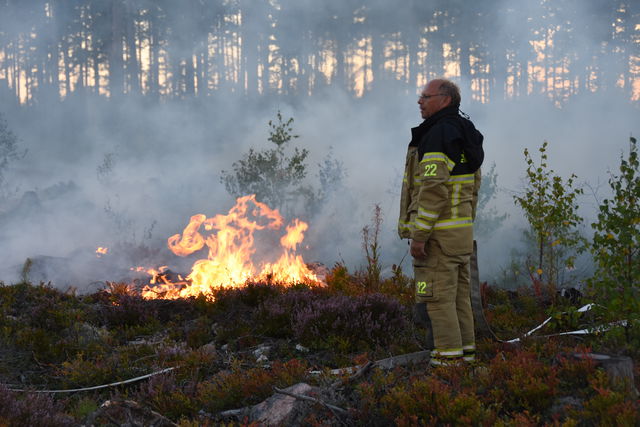 Skogsbrand, Skinnskatteberg - Färnaleden