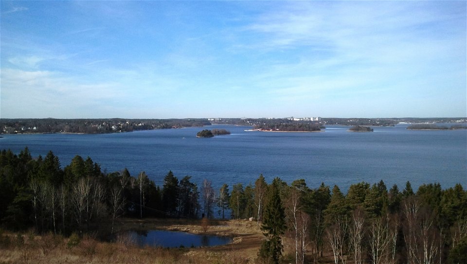 Utsikt från Trolldalstippen. Foto Lidingö stad.