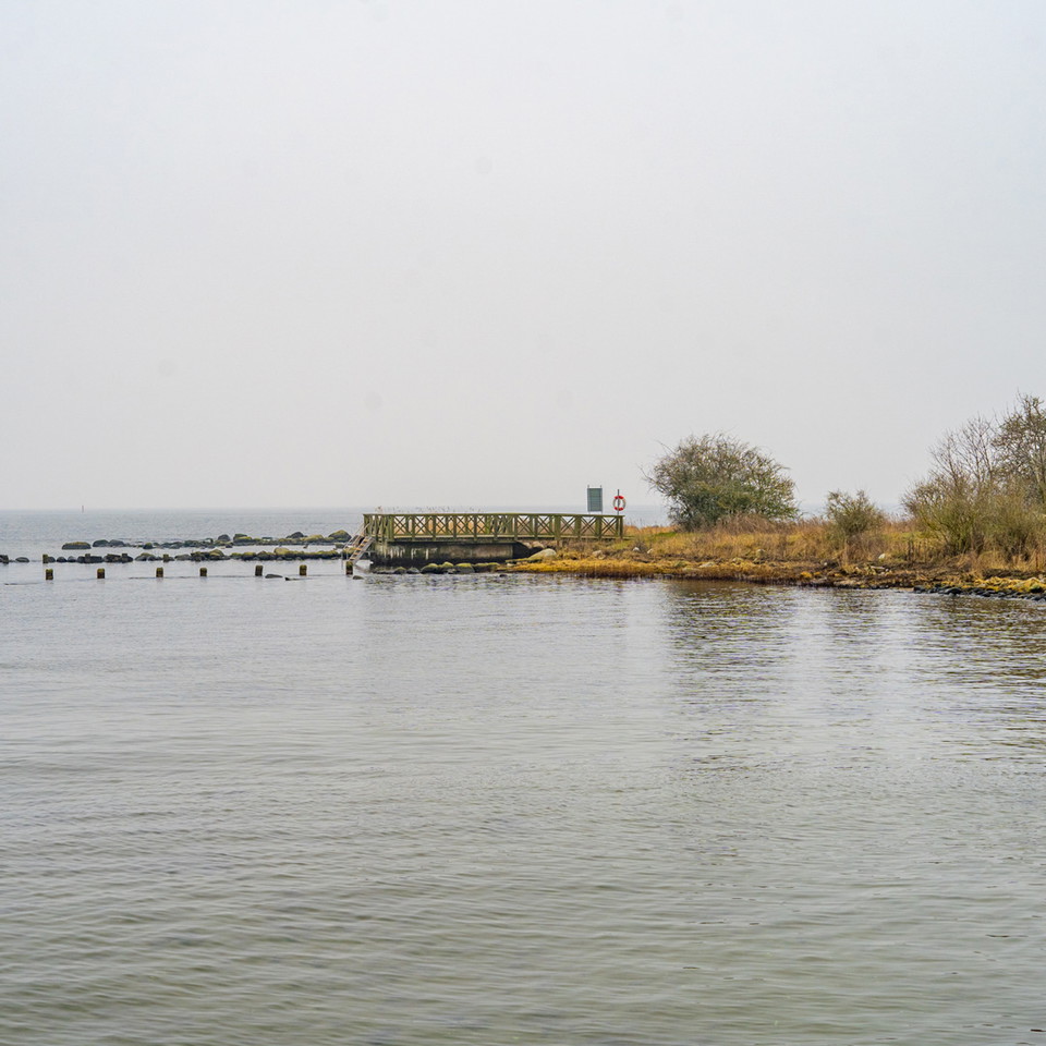 Vy Badstege på Tredenborgsholmen