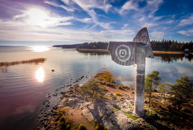 Cykelled, Picassoskulpturen