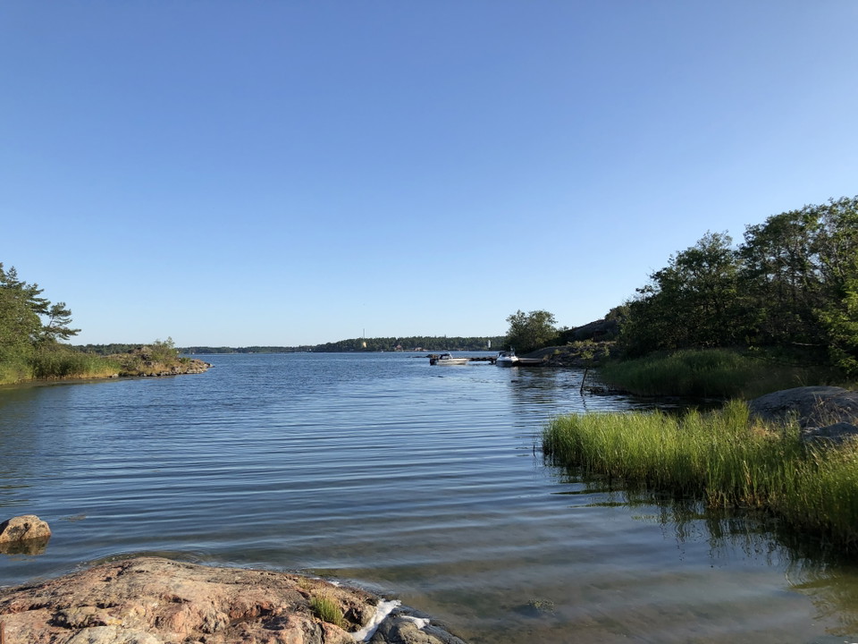 Sundet mellan Östra och Västra Kopparholmarna