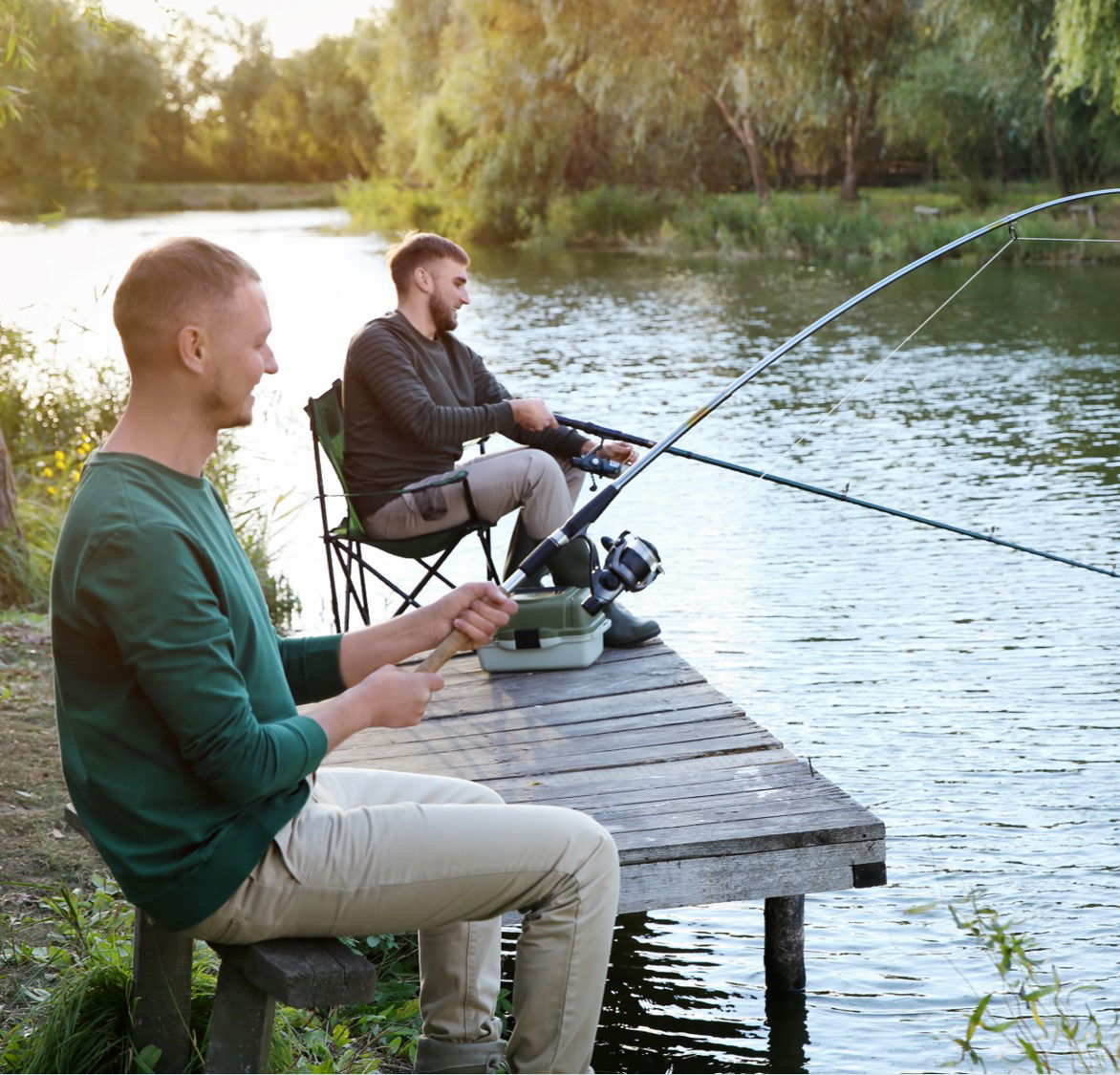 Härliga fiskeupplevelser vid Rönne å