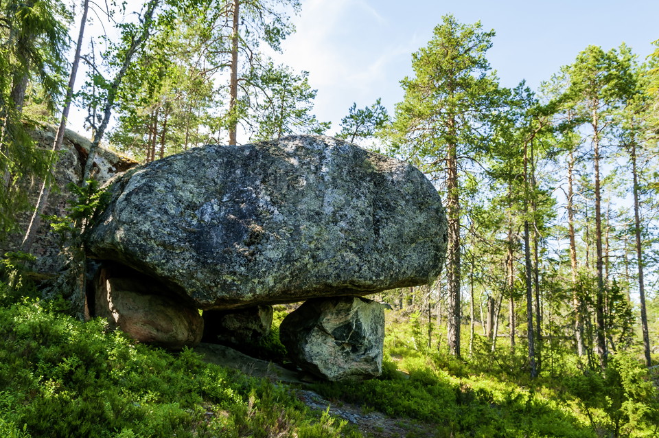Kaffekokarn - Flyttblock på Sagberg