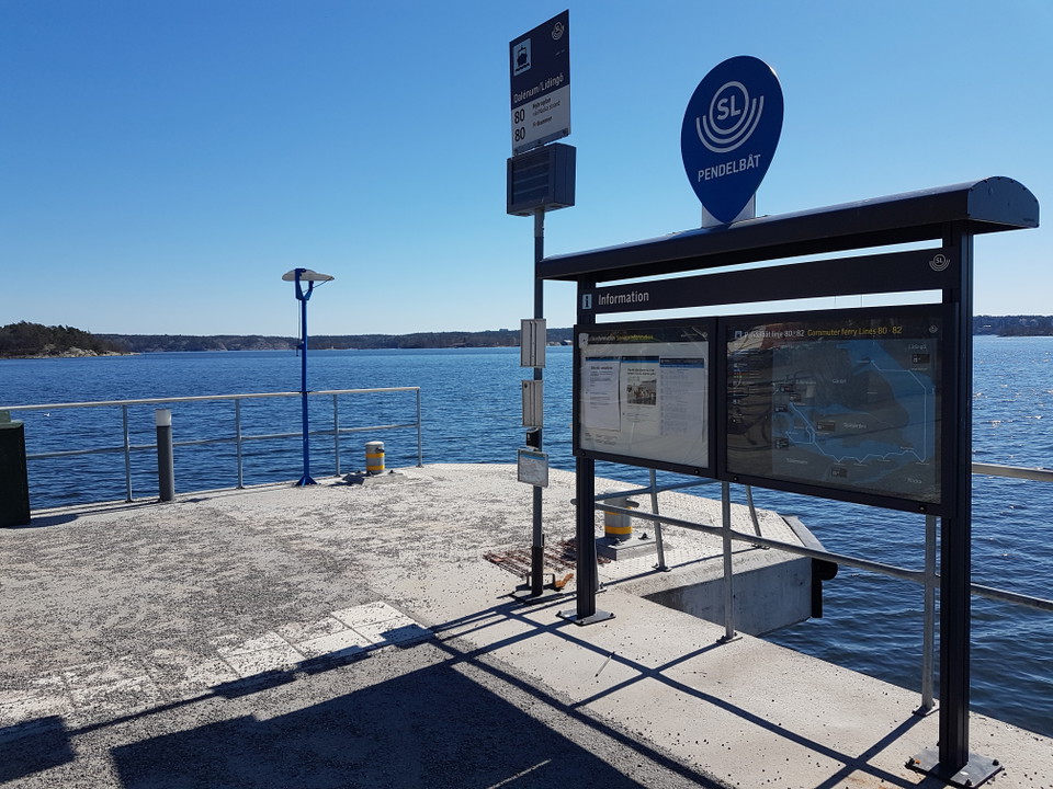 Larsbergs brygga. Foto Lidingö stad.