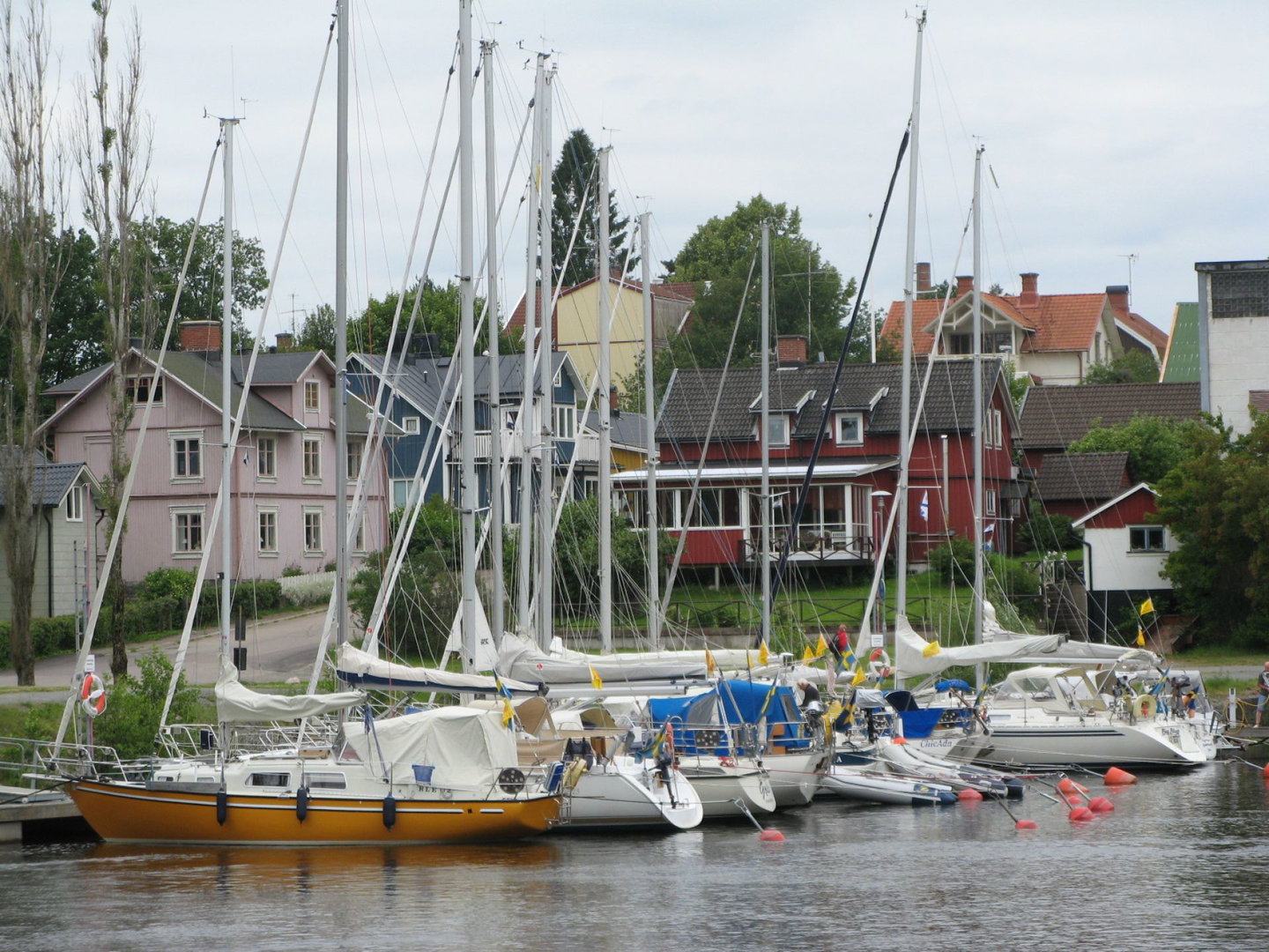 Photo of the guest harbour in Säffle city