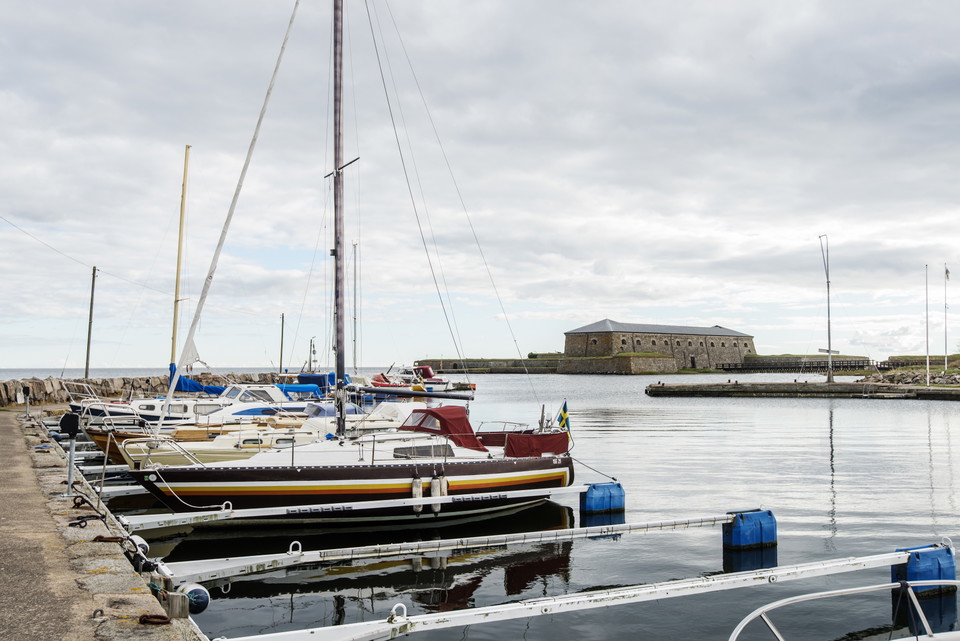 Båtar i hamn på Aspö