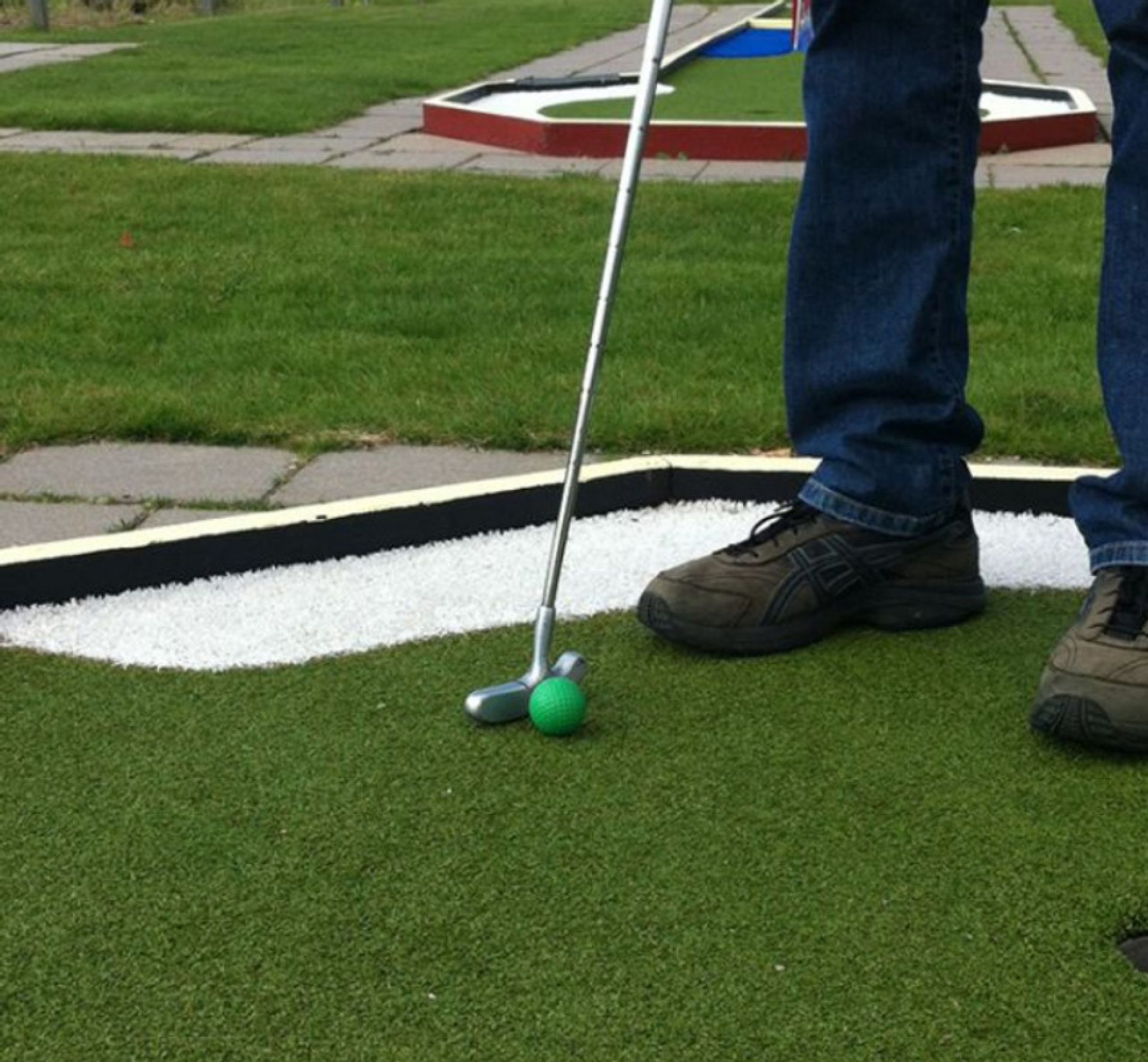 Minigolf i gästhamnen