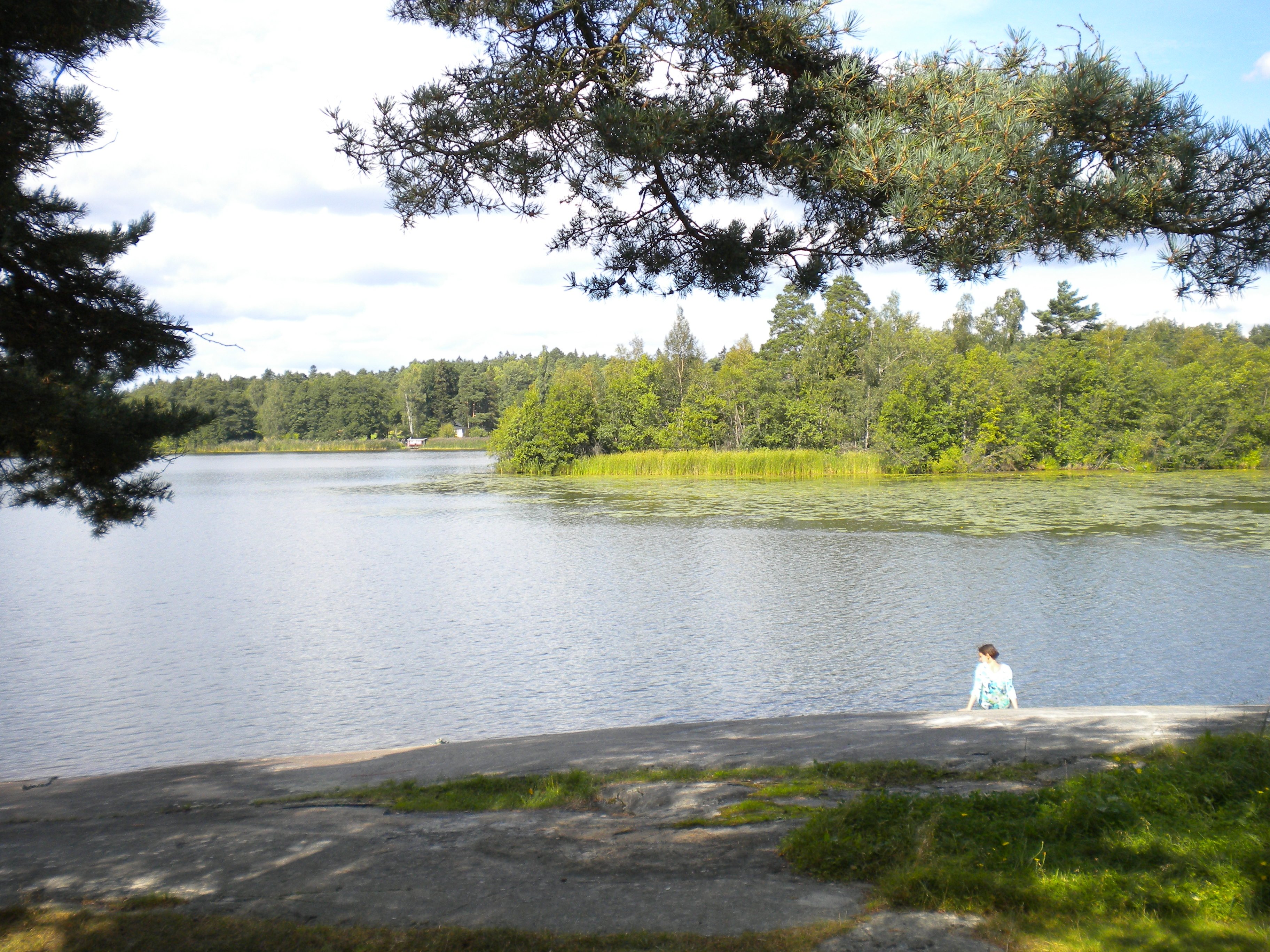 Kottlasjön, badberget. Foto Lidingö stad.