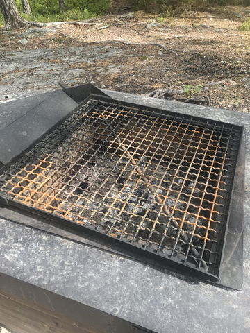 Södra berget, grill nära pulkabacke, Ängen