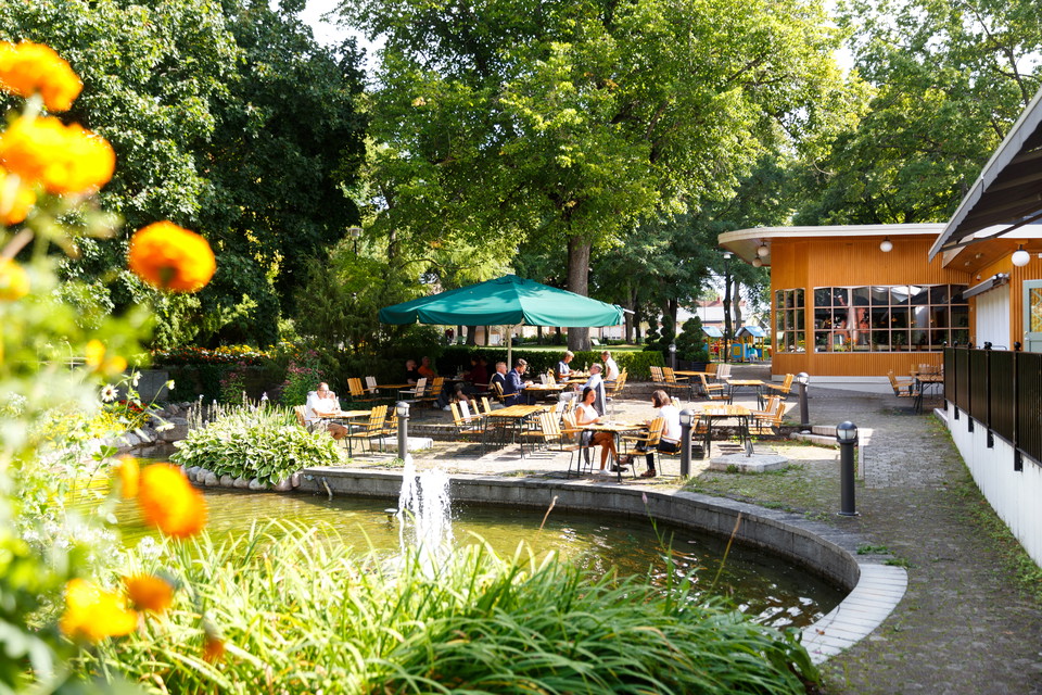 I centrala Katrineholm hittar du flera caféer och restauranger. Foto: Hanna Maxstad.