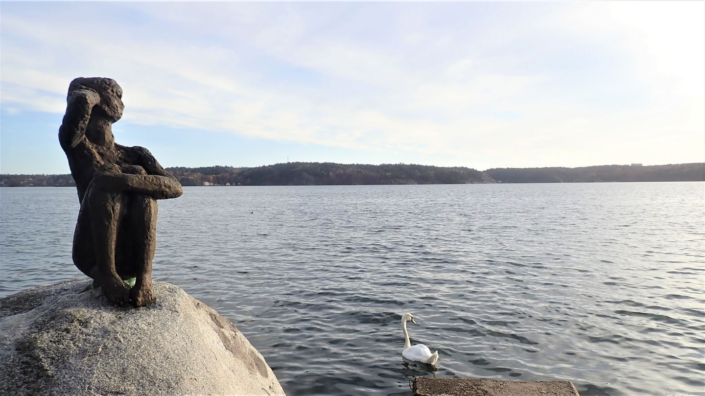 Den Lilla havsfröken av Liss Eriksson. Foto Lidingö stad.