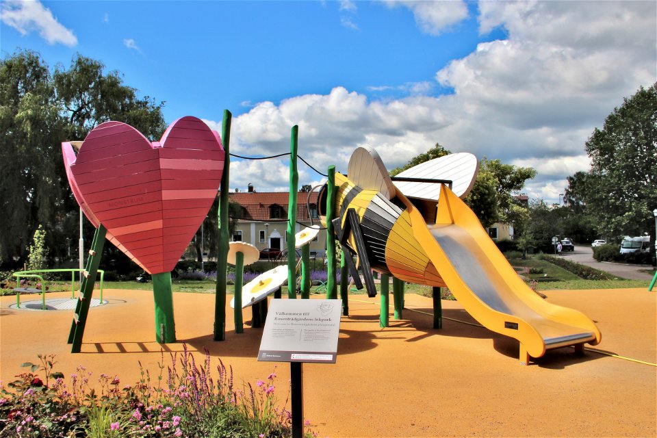 Lekpark i Rosenträdgården