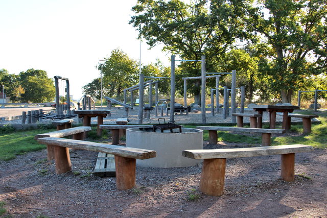 Grillplats, Långvikens utegym