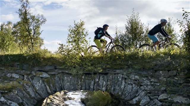 S:t Olavsleden, biking