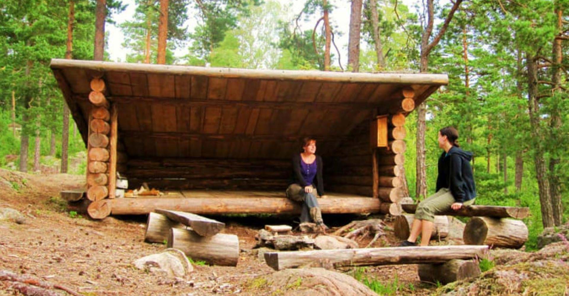 Vindskyddet vid Namnsgölen i Rödgölens naturreservat.
Kolmården
Norrköping
