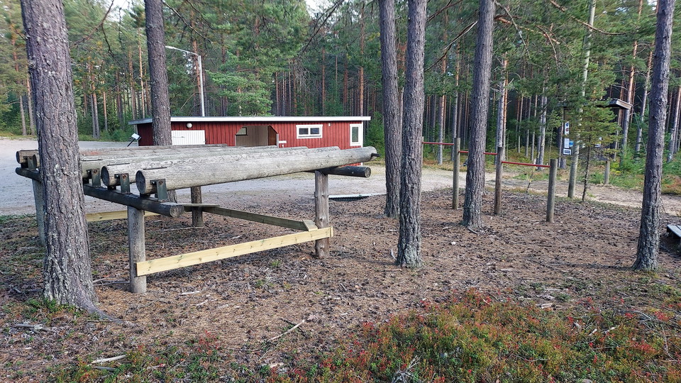 Utegym Färila vid elljusspåret