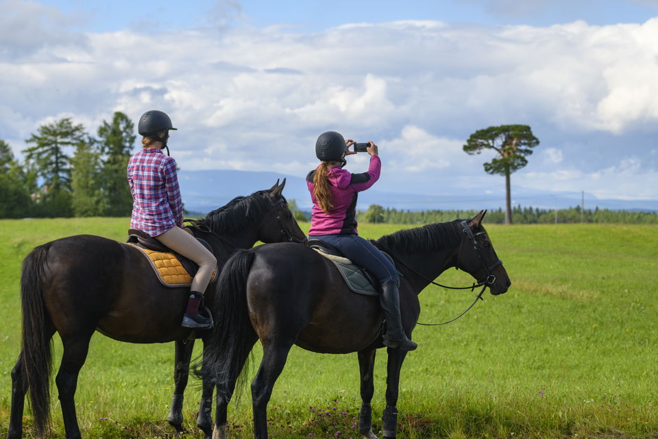 Ridning längs S:t Olavsleden