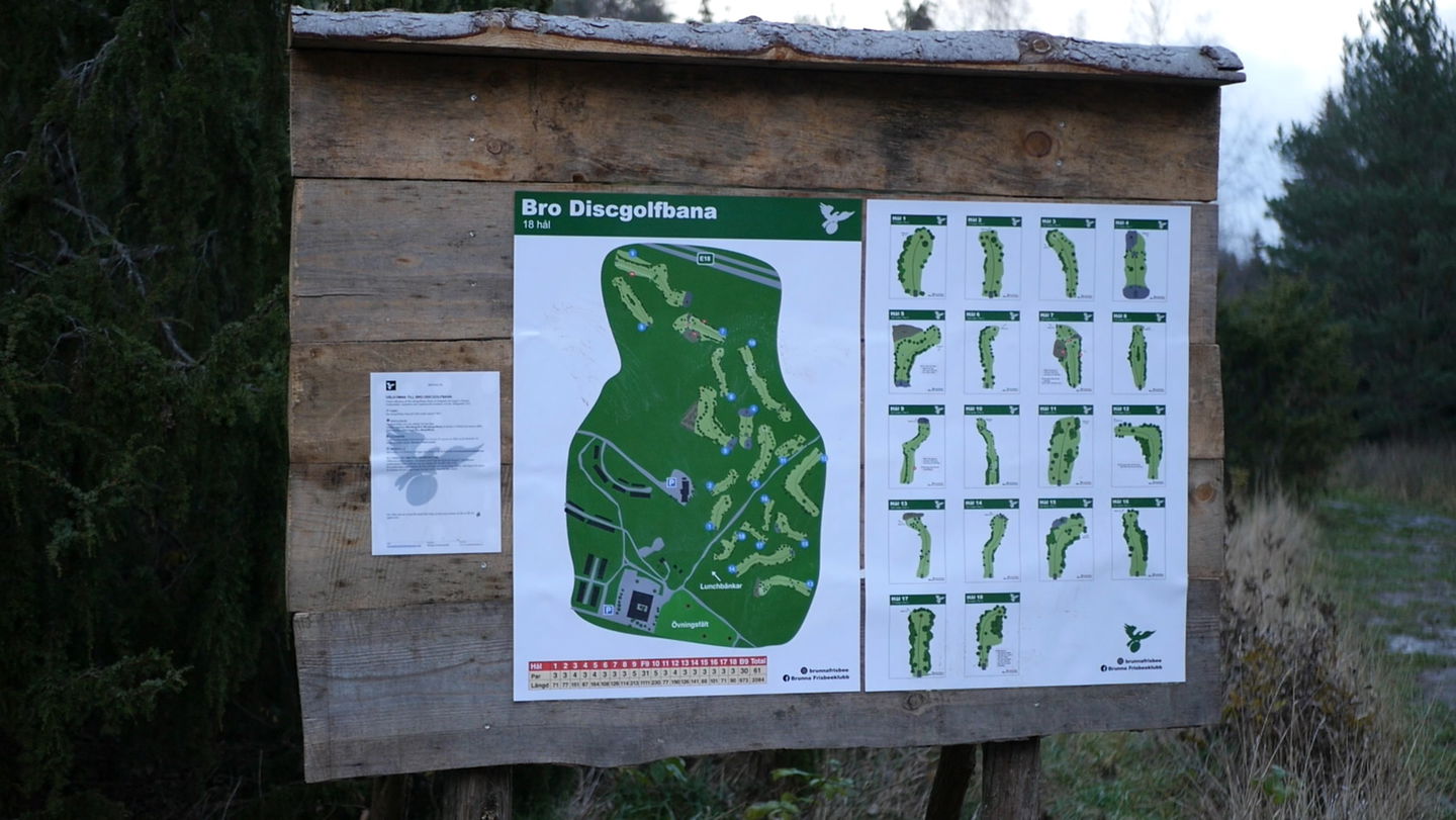 Karta över banan