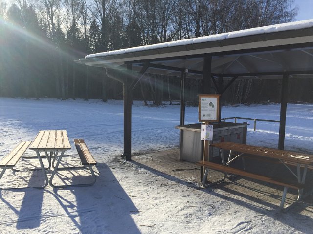 Grilling area in Råssnäs