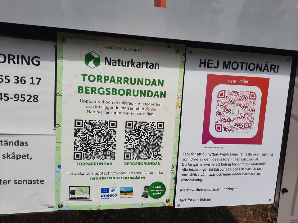 Stötta gärna Edsbyns SK som ordnar fina leder och spår!