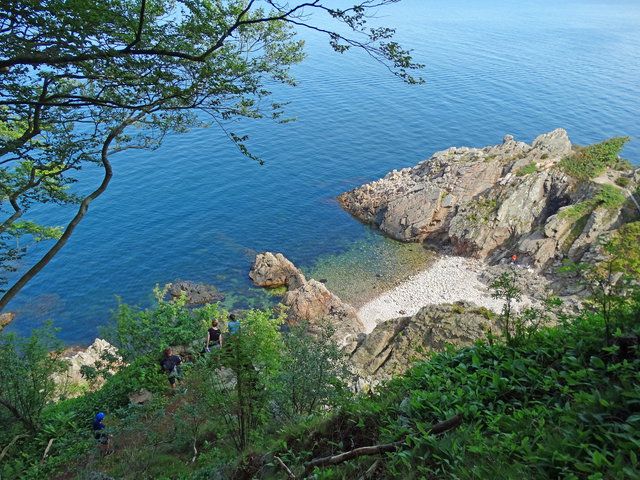 Blå stig, Västra Kullaberg