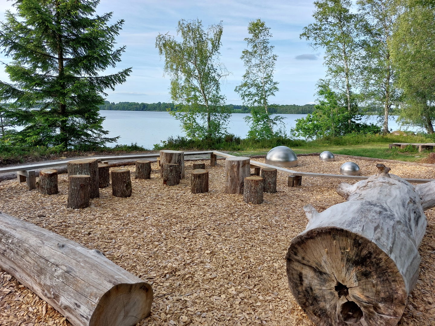 Naturnära lek med balans