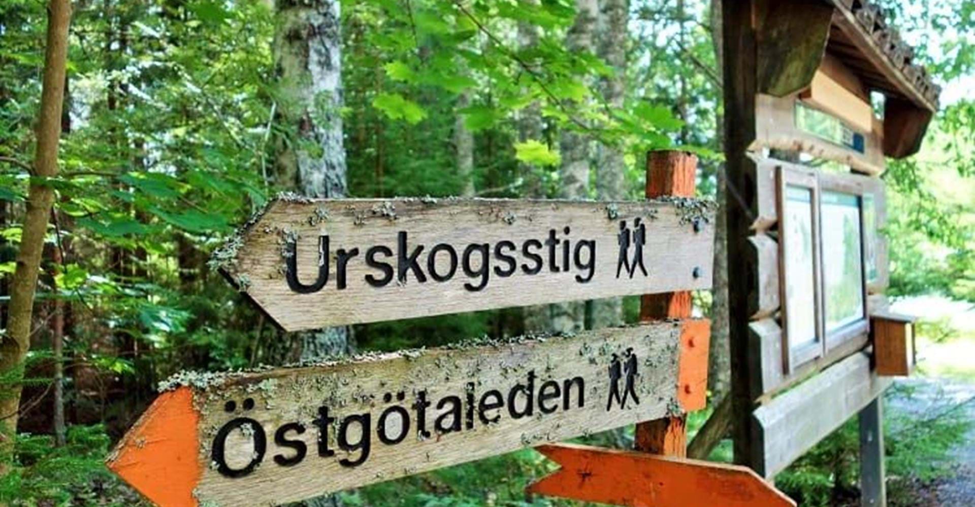 Vägvisare vid Säby Västerskog P-plats
Etapp: Bjärka Läby-Sätravallen
Linköping