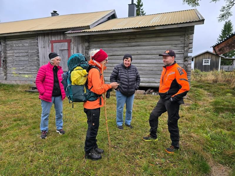 Hikers at Göransbodarna
