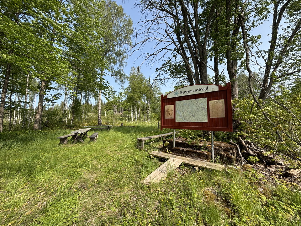 Rastplats och skylt Löfmarken