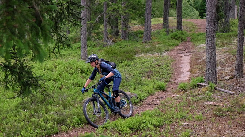 Oftast torra stigar på Lindmuren även efter regn.