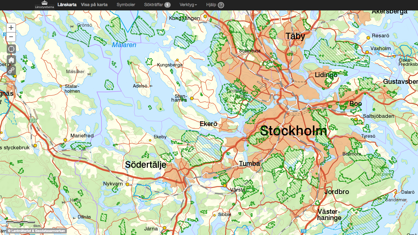 Länsstyrelsens nya karttjänst bättre - men inget för friluftsfolket?