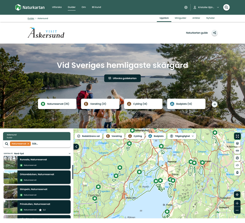 Visit Askersund använder Örebro läns Länsstyrelses reservat i sin kommunikation. …