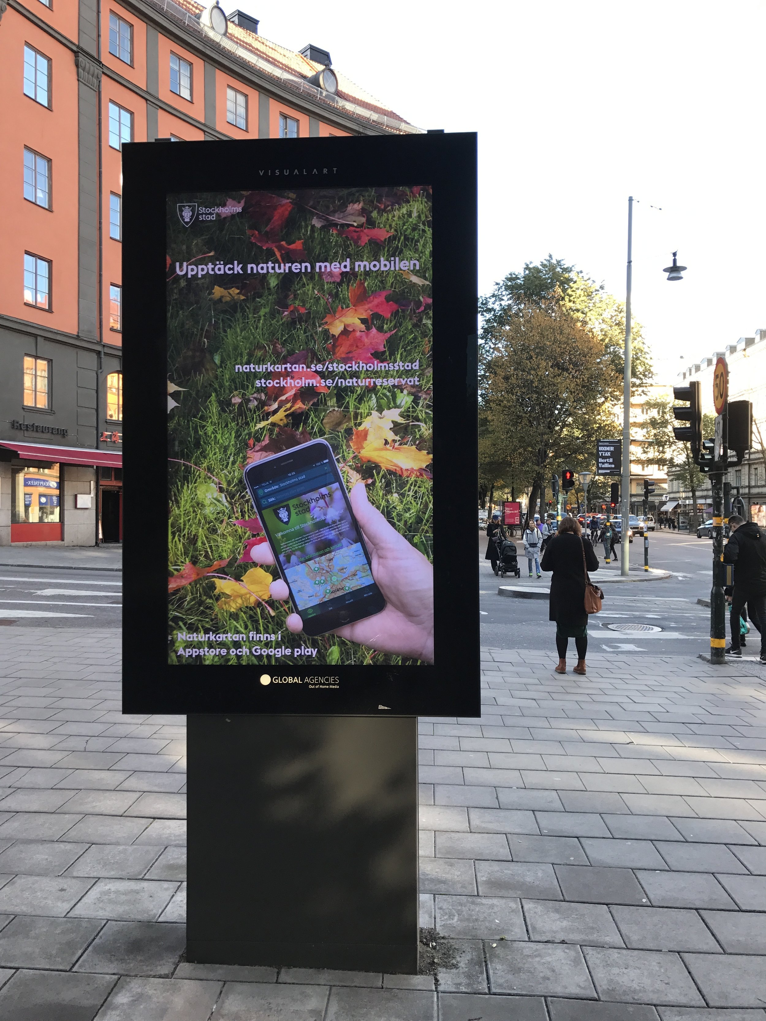Stockholm stad lanserar Naturkarta på stortavla