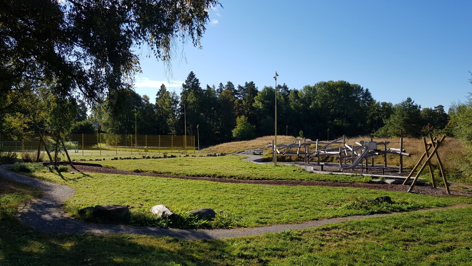 Äventyrsparken. Foto Lidingö stad
