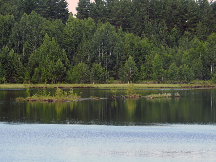 Utsikt över mellersta sjön. Foto Malin Björn