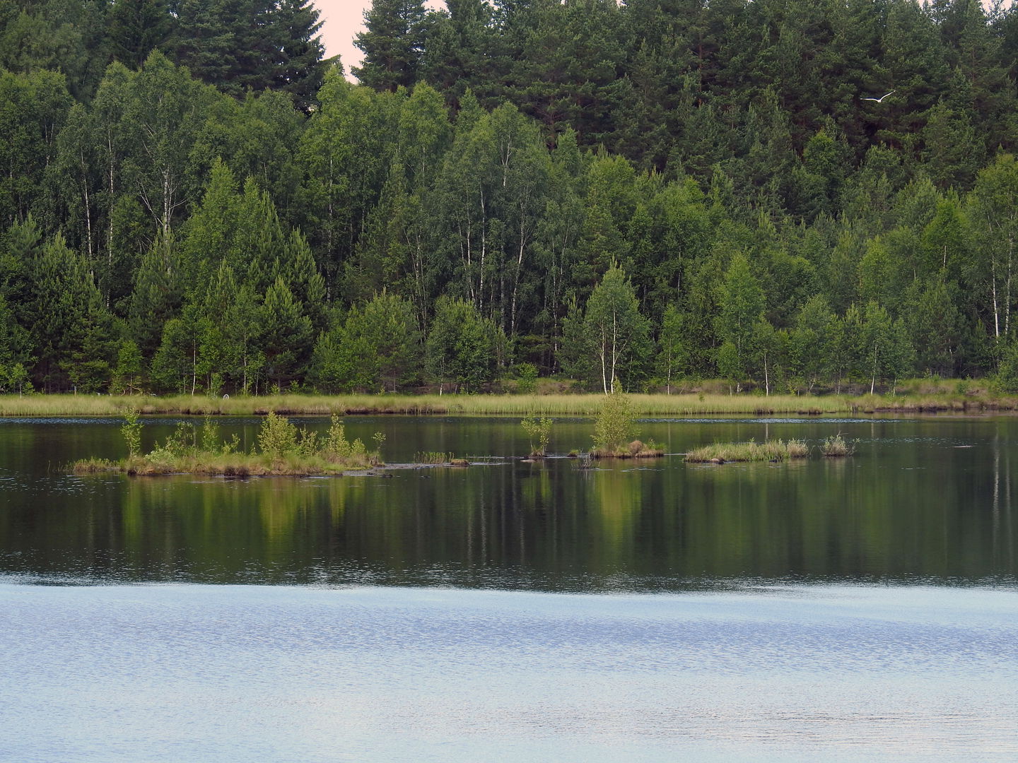 Utsikt över mellersta sjön. Foto Malin Björn
