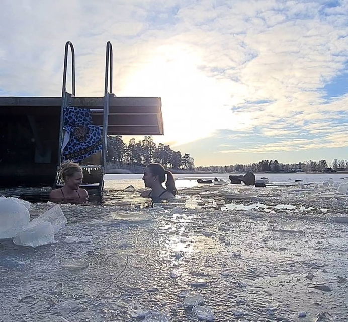 Vinterbad i Kristinehamn