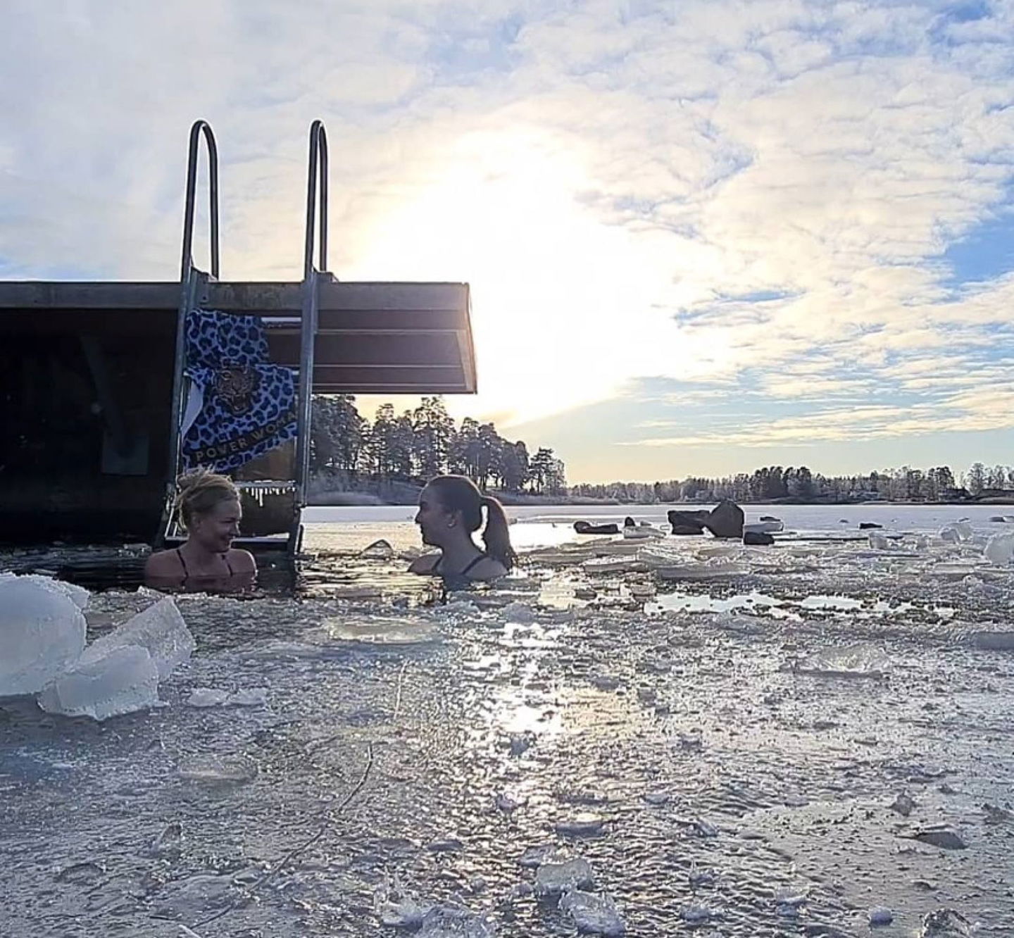 Vinterbad i Kristinehamn