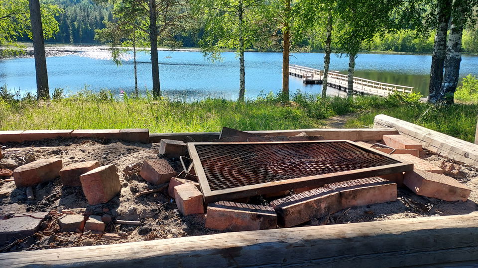 Grillplats vid Kramstatjärn