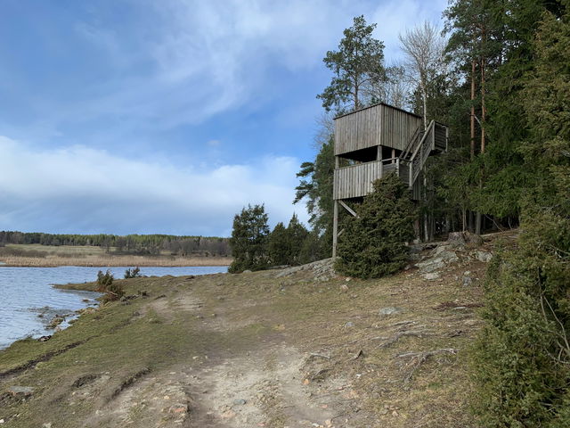 Gamla fågeltornet, Angarnssjöängen