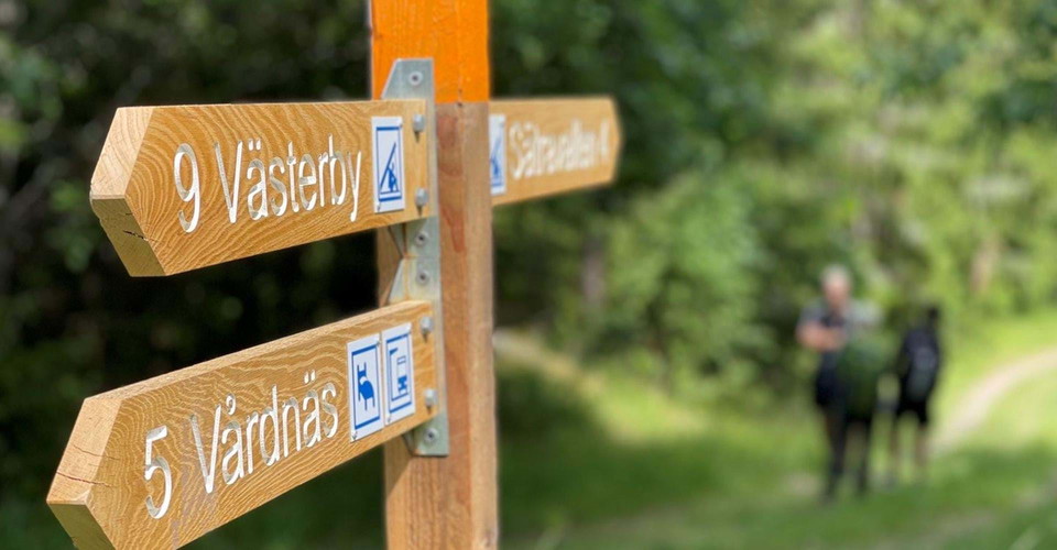 Halvvägs!
Vägvisning
Etapp: Sätravallen-Vårdnäs
Linköping