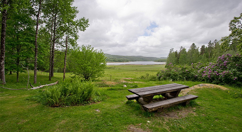 Ta en paus med vacker utsikt.