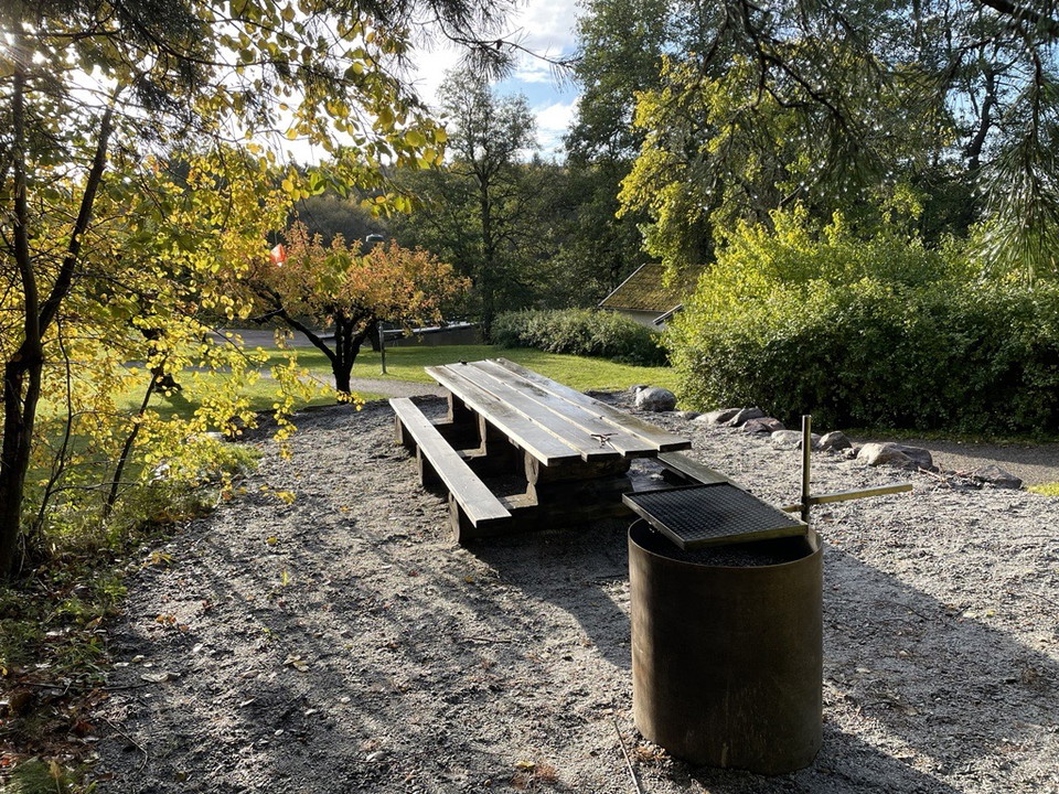 En av flera grillplatser vid Skavlöten. 