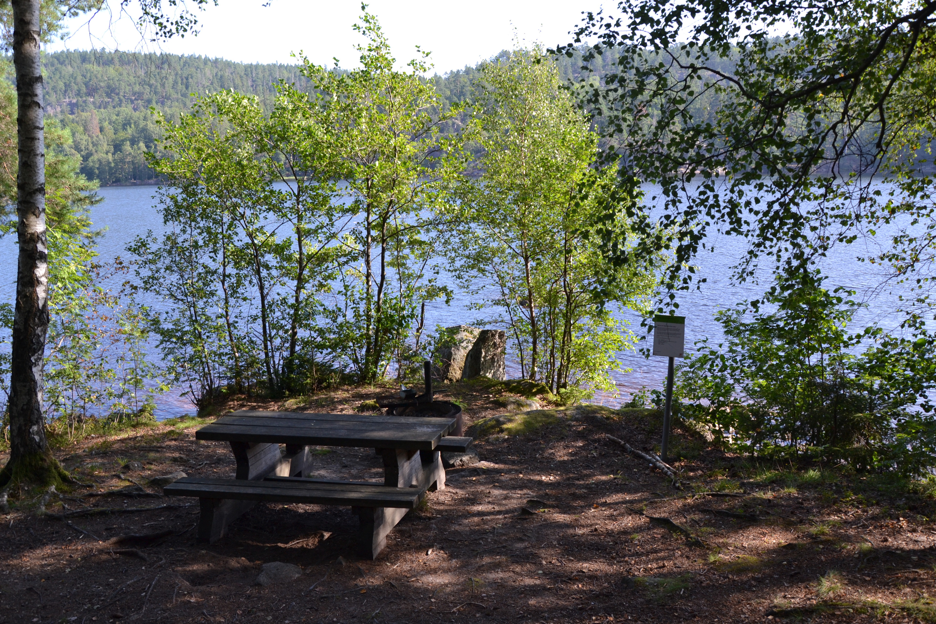Ågelsjön rastplats västra sidan
